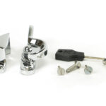 polished chrome fitch fastener