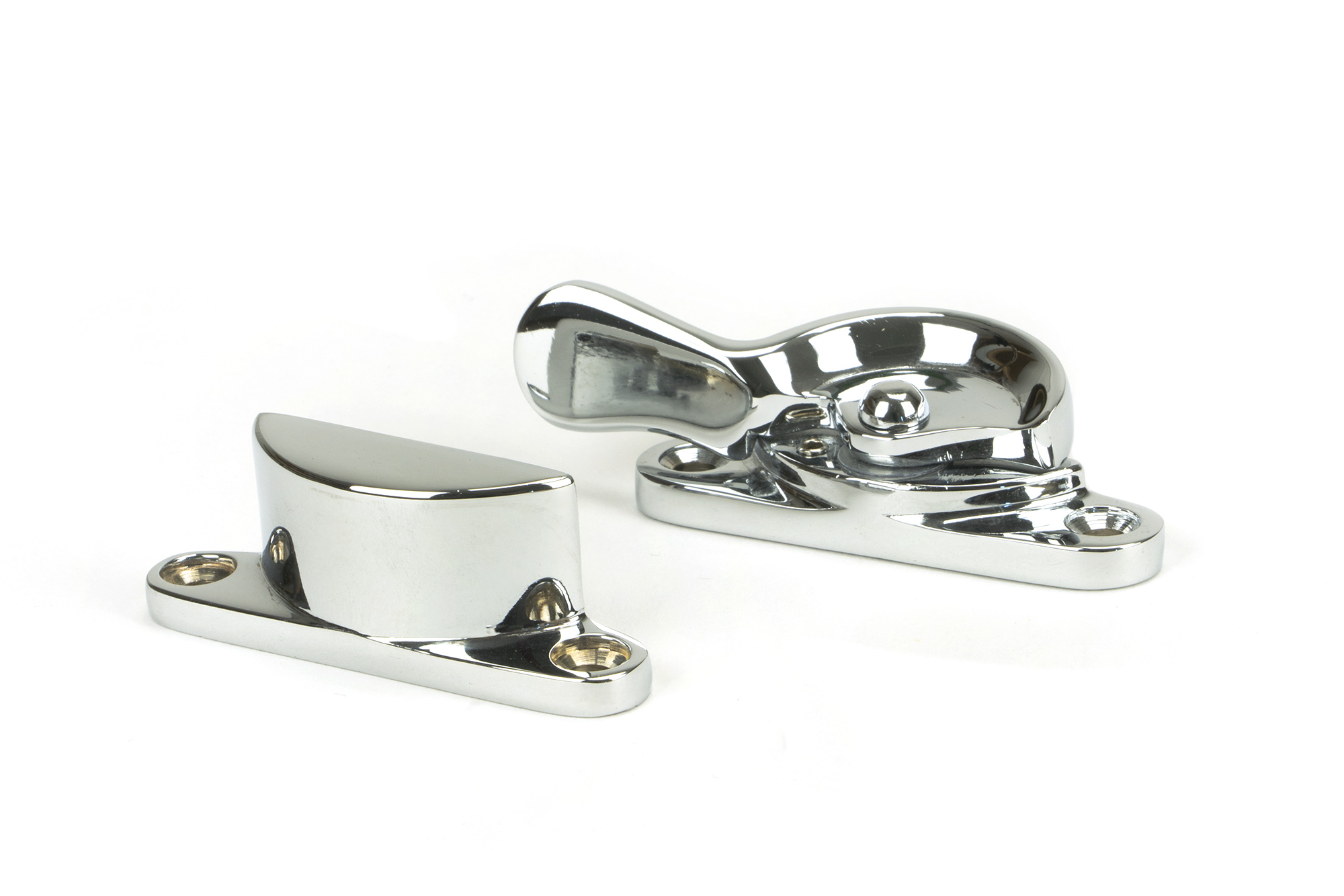polished chrome fitch fastener