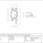 aged bronze fitch fastener