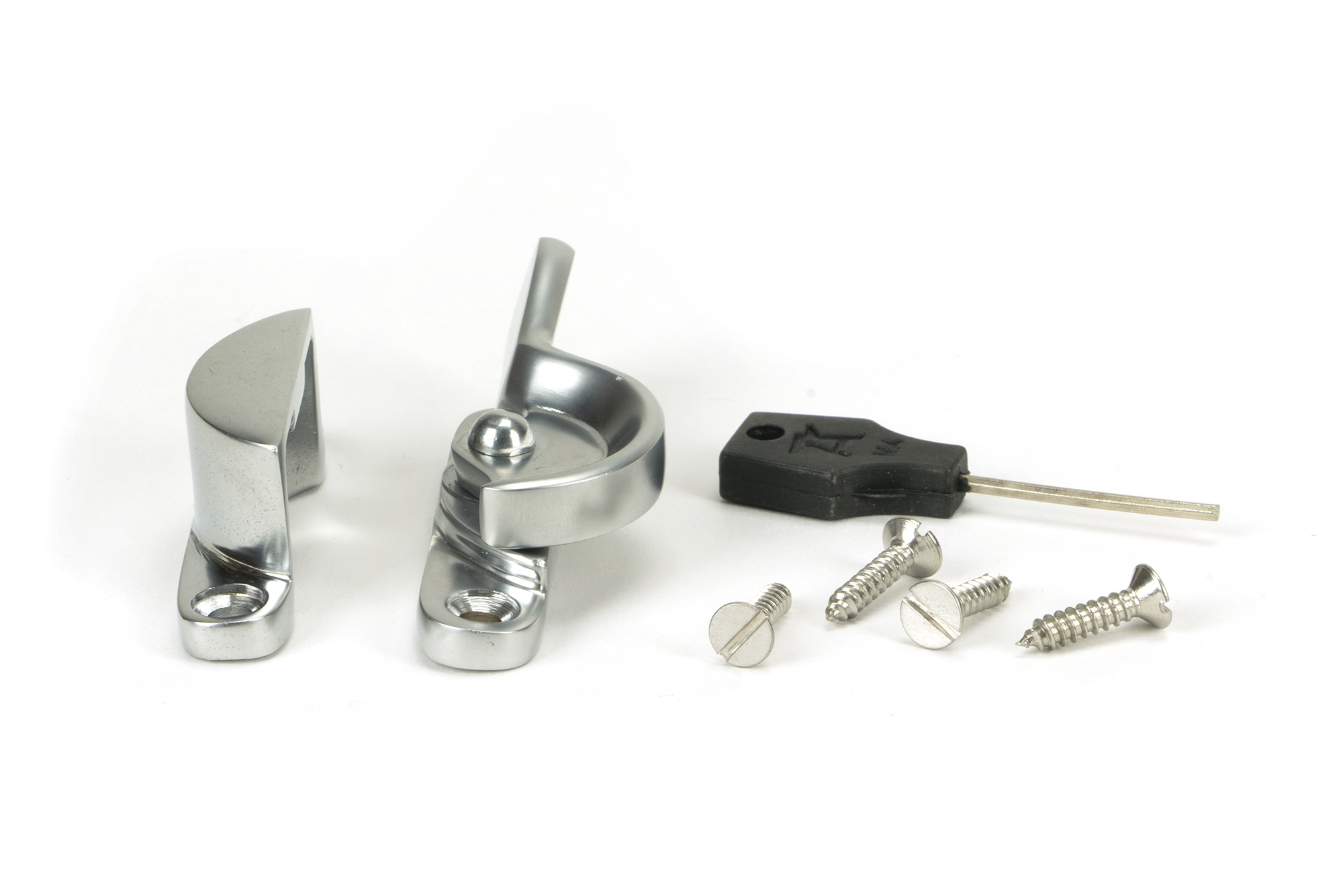 satin chrome fitch fastener
