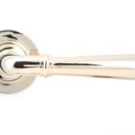 polished nickel newbury lever on rose set (plain)