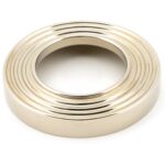 polished nickel newbury lever on rose set (beehive)