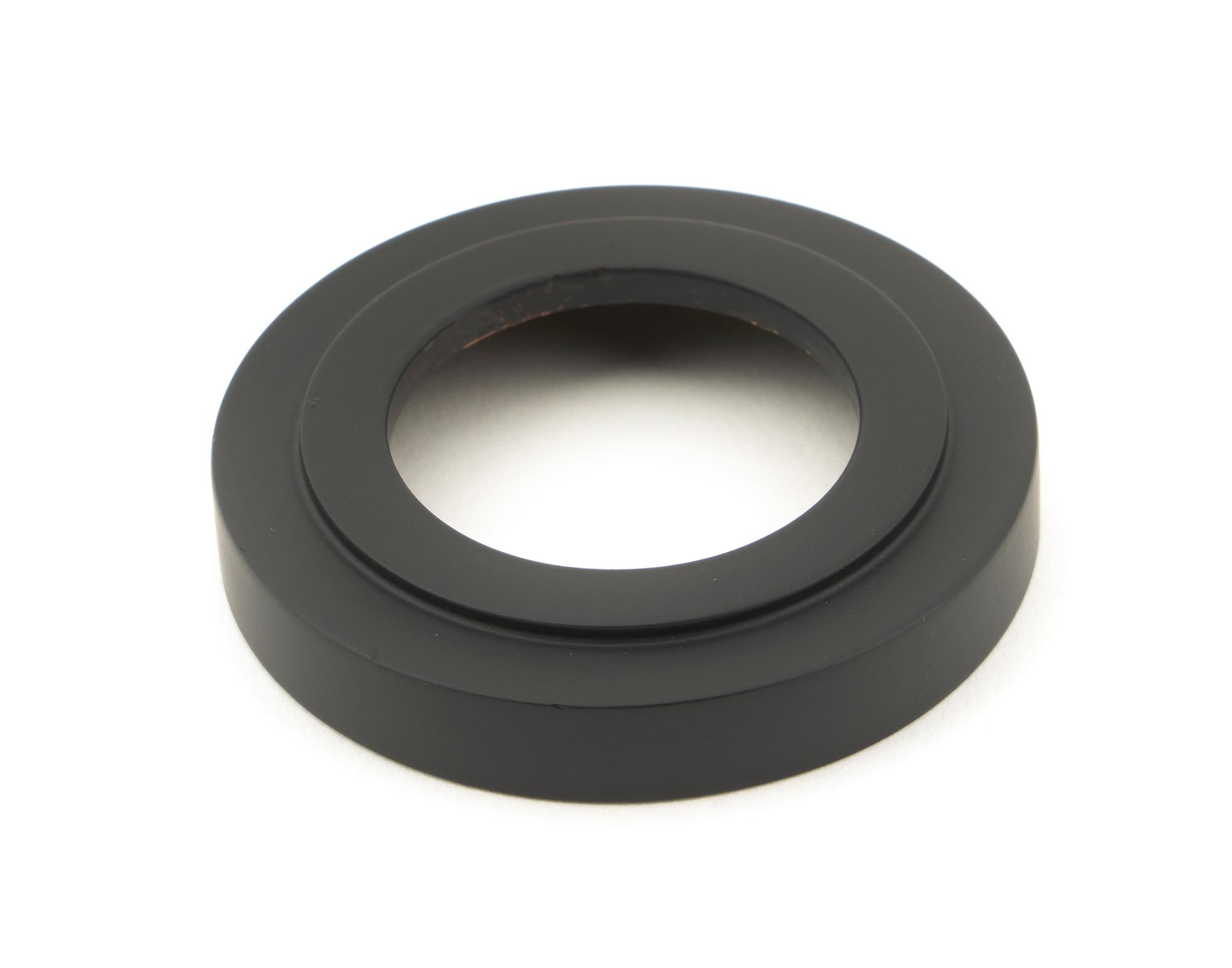 aged bronze brompton lever on rose set (art deco)