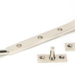 polished nickel 8" brompton stay