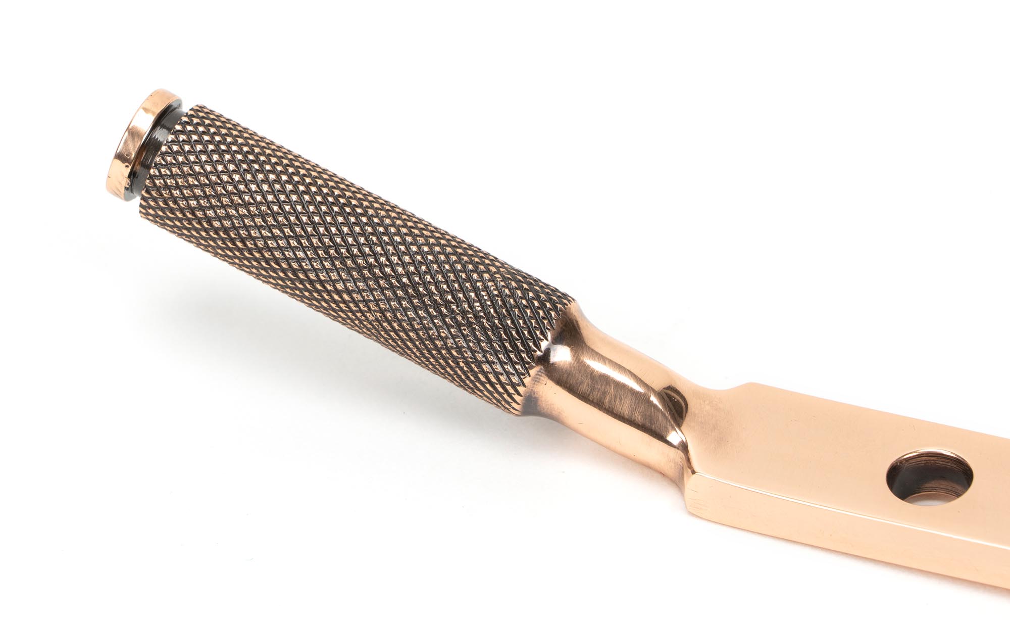 polished bronze 8" brompton stay