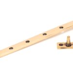 polished bronze 12" brompton stay