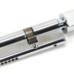 polished chrome 35t/45 5pin euro cylinder/thumbturn