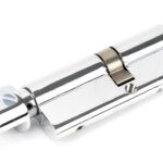 polished chrome 35/45t 5pin euro cylinder/thumbturn