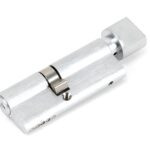 satin chrome 35/45t 5pin euro cylinder/thumbturn