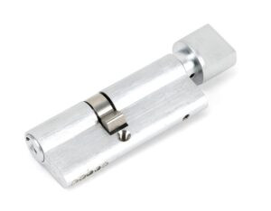 satin chrome 35/45t 5pin euro cylinder/thumbturn