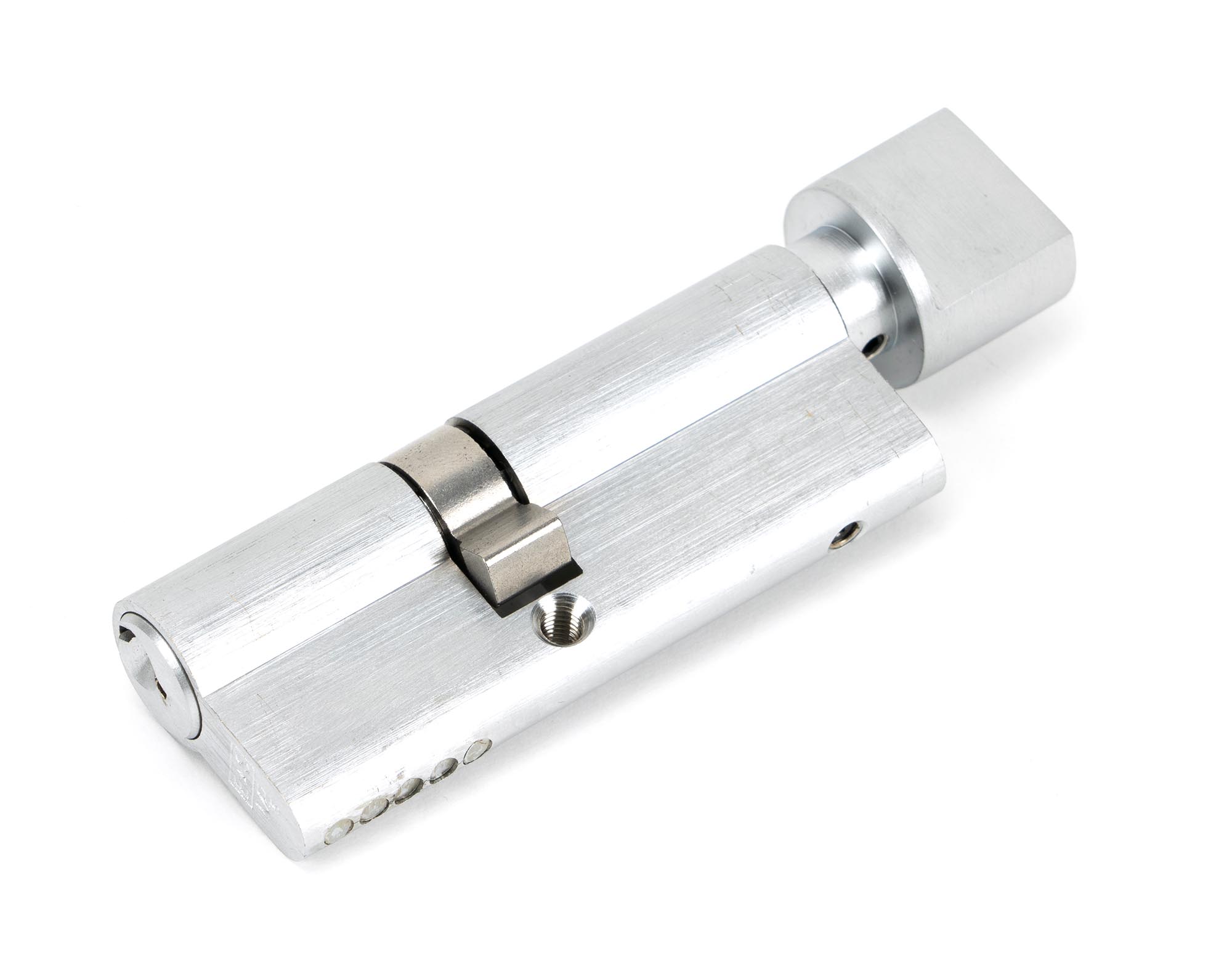 satin chrome 35/45t 5pin euro cylinder/thumbturn