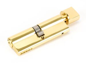 lacquered brass 45/45 5pin euro cylinder/thumbturn
