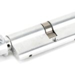 polished chrome 45/45 5pin euro cylinder/thumbturn