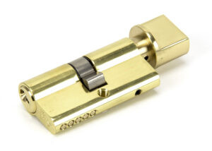 lacquered brass 30/30 5pin euro cylinder/thumbturn ka