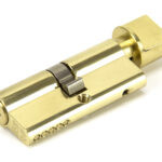 lacquered brass 35/35 5pin euro cylinder/thumbturn ka