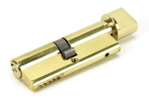 lacquered brass 40/40 5pin euro cylinder/thumbturn ka