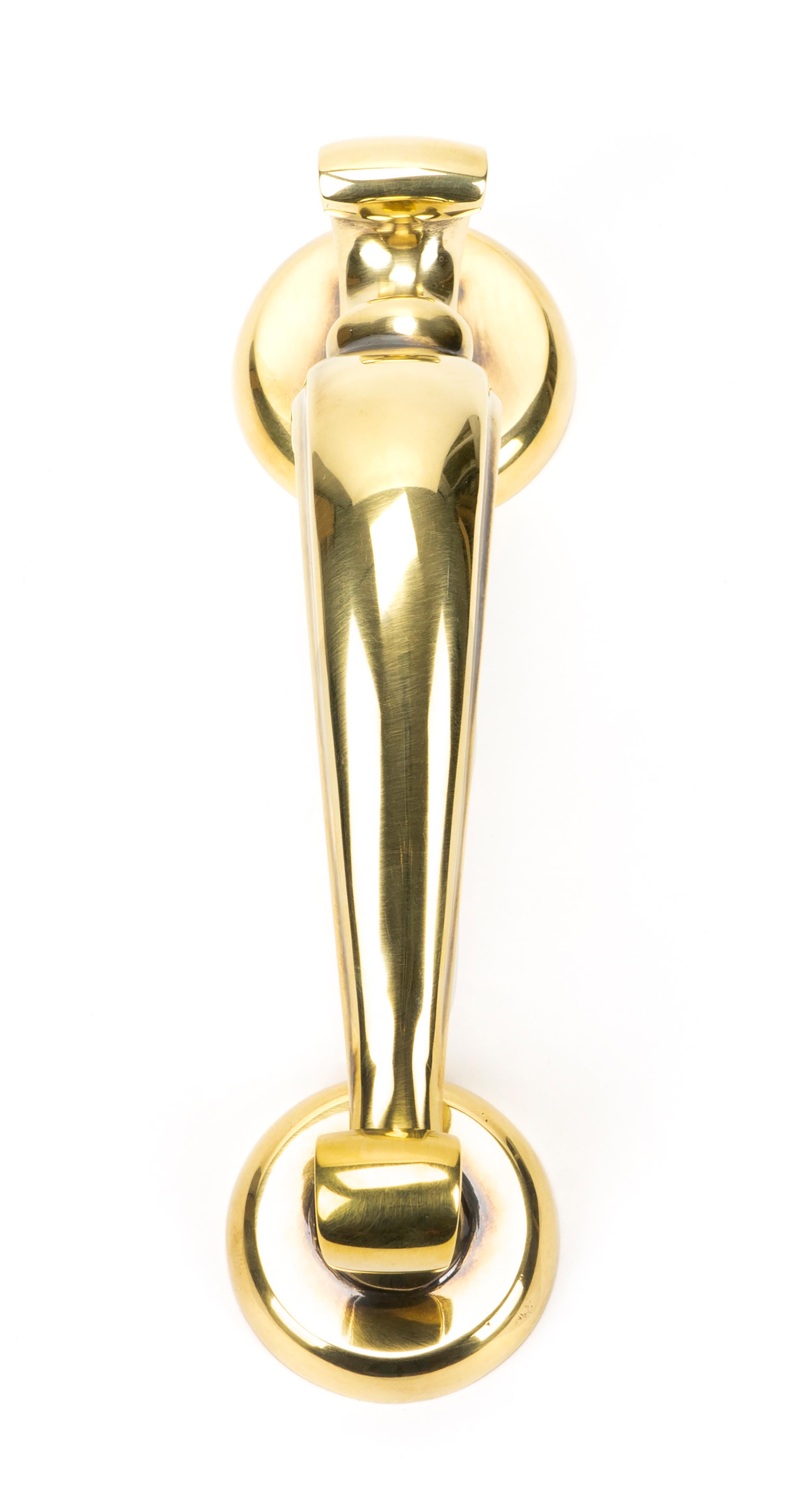 aged brass doctors door knocker