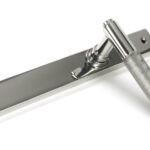 polished marine ss (316) brompton slimline lever espag. latch set