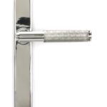 polished marine ss (316) brompton slimline lever espag. latch set