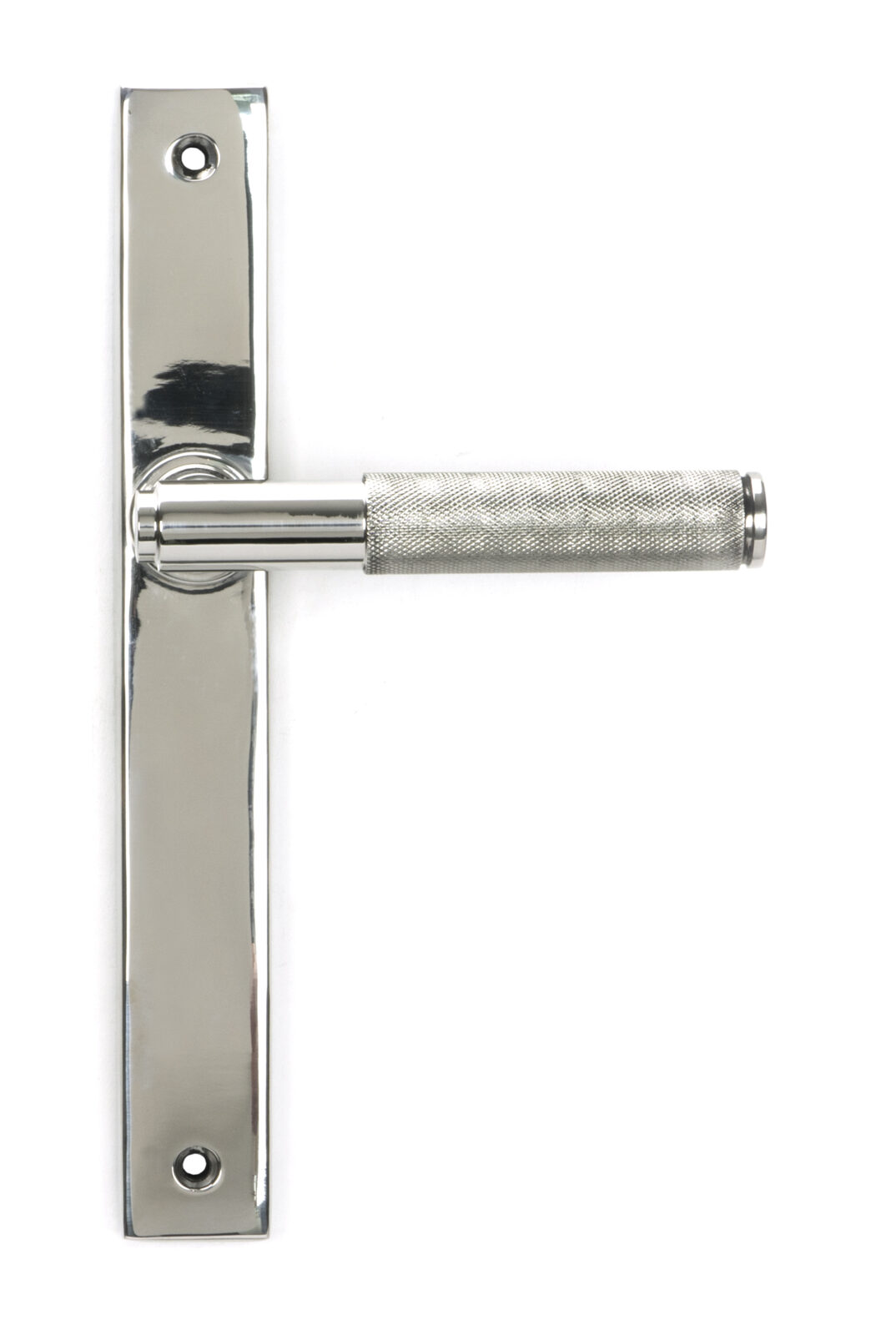 polished marine ss (316) brompton slimline lever espag. latch set