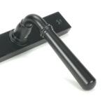 matt black newbury slimline lever espag. latch set