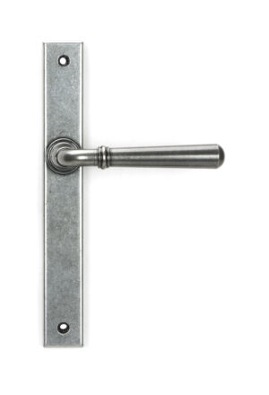 pewter newbury slimline lever espag. latch set