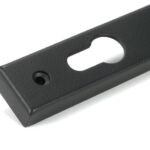 matt black newbury slimline lever espag. lock set