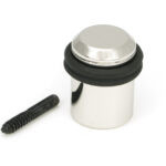 polished marine ss (316) floor mounted door stop