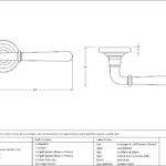 matt black newbury lever on rose set (art deco)