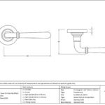 satin marine ss (316) newbury lever on rose set (plain)