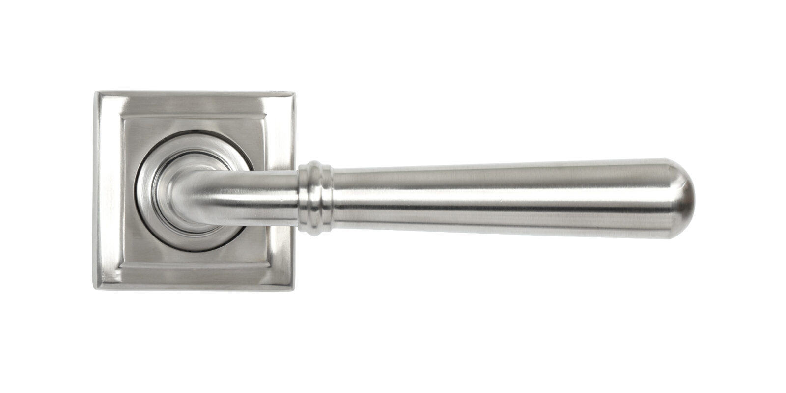 satin marine ss (316) newbury lever on rose set (square)