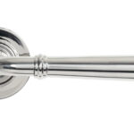 polished marine ss (316) newbury lever on rose set (plain)