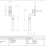 polished brass newbury espag rh