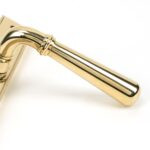 polished brass newbury slimline lever espag. lock set