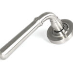 satin marine ss (316) newbury lever on rose set (plain) unsprung