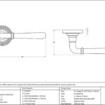 satin marine ss (316) newbury lever on rose set (beehive) unsprung
