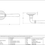 polished marine ss (316) newbury lever on rose set (art deco) unsprung