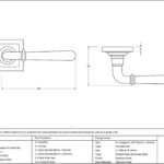 polished marine ss (316) newbury lever on rose set (square) unsprung
