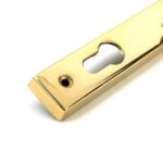polished brass avon slimline lever espag. lock set