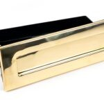 polished brass traditional letterbox