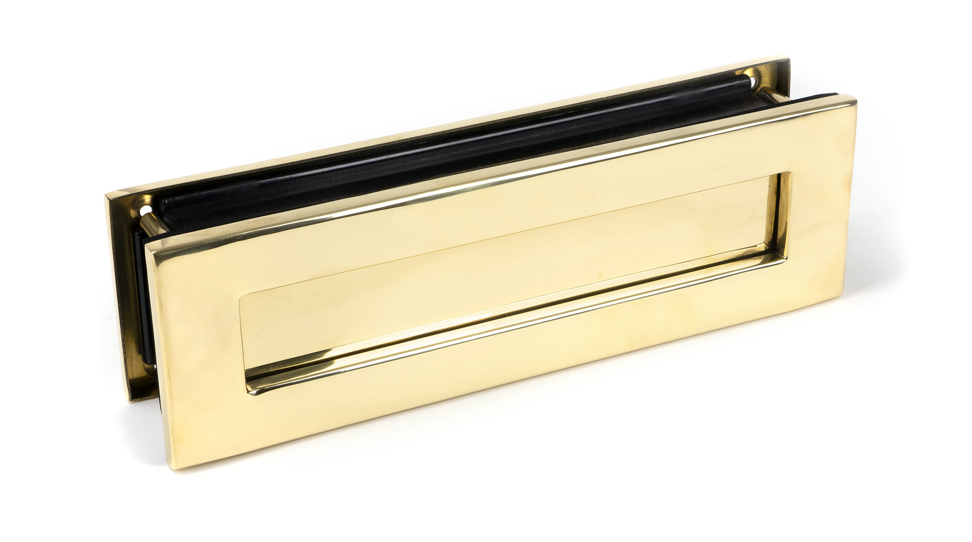 polished brass traditional letterbox