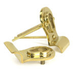 polished brass 50mm euro door pull (back to back fixings)