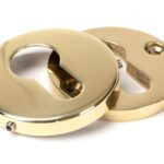 polished brass 52mm regency concealed escutcheon