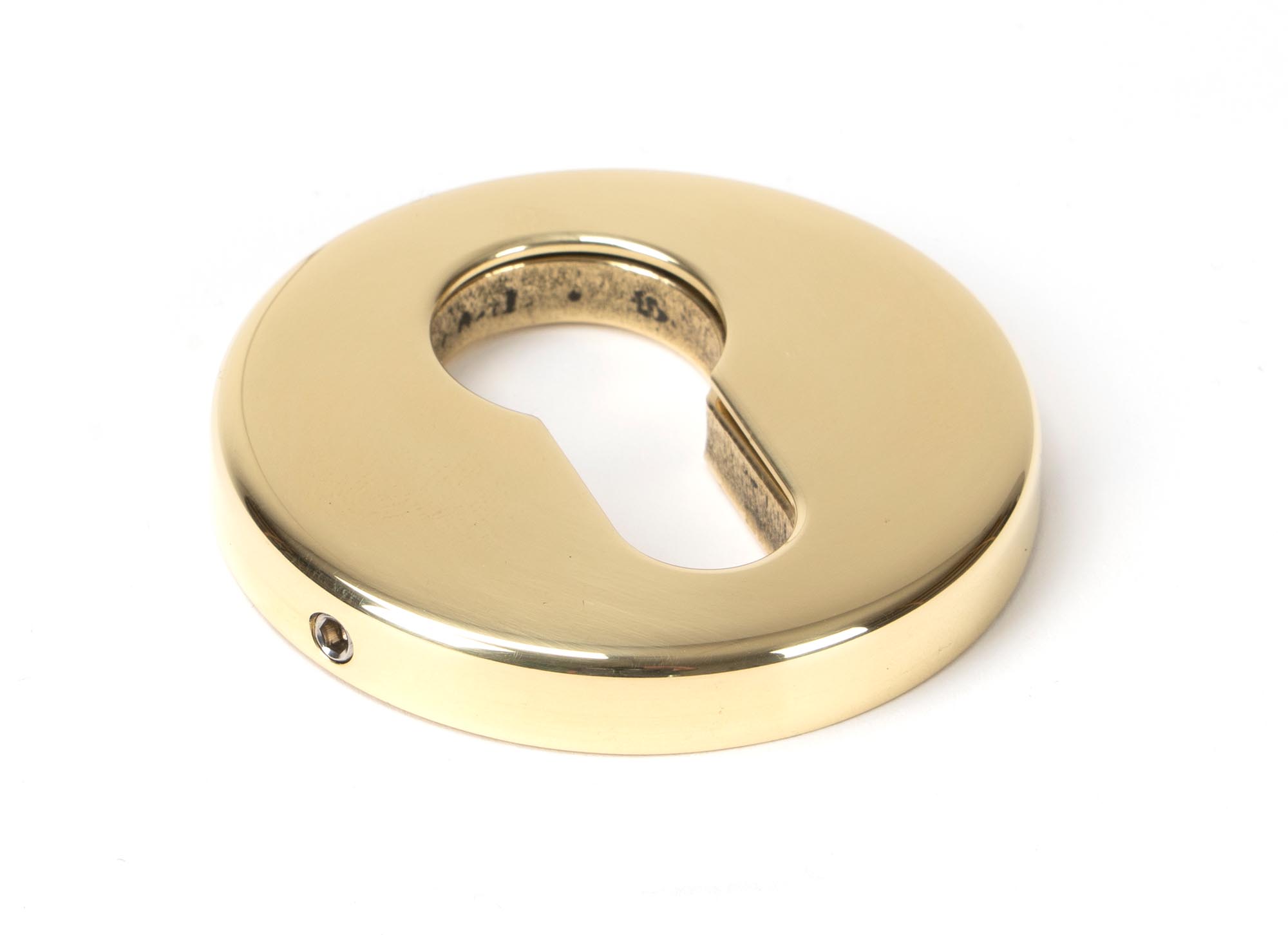 polished brass 52mm regency concealed escutcheon