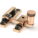 polished bronze brompton quadrant fastener narrow