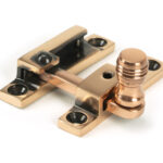 polished bronze mushroom quadrant fastener narrow