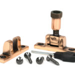 polished bronze brompton brighton fastener narrow (square)