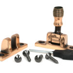 polished bronze beehive brighton fastener narrow (square)