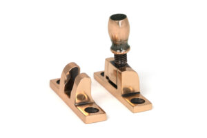 polished bronze mushroom brighton fastener narrow (square)