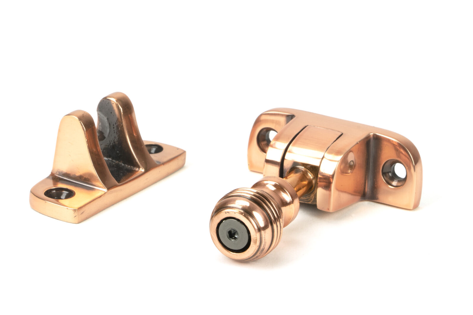 polished bronze prestbury brighton fastener (radiused)